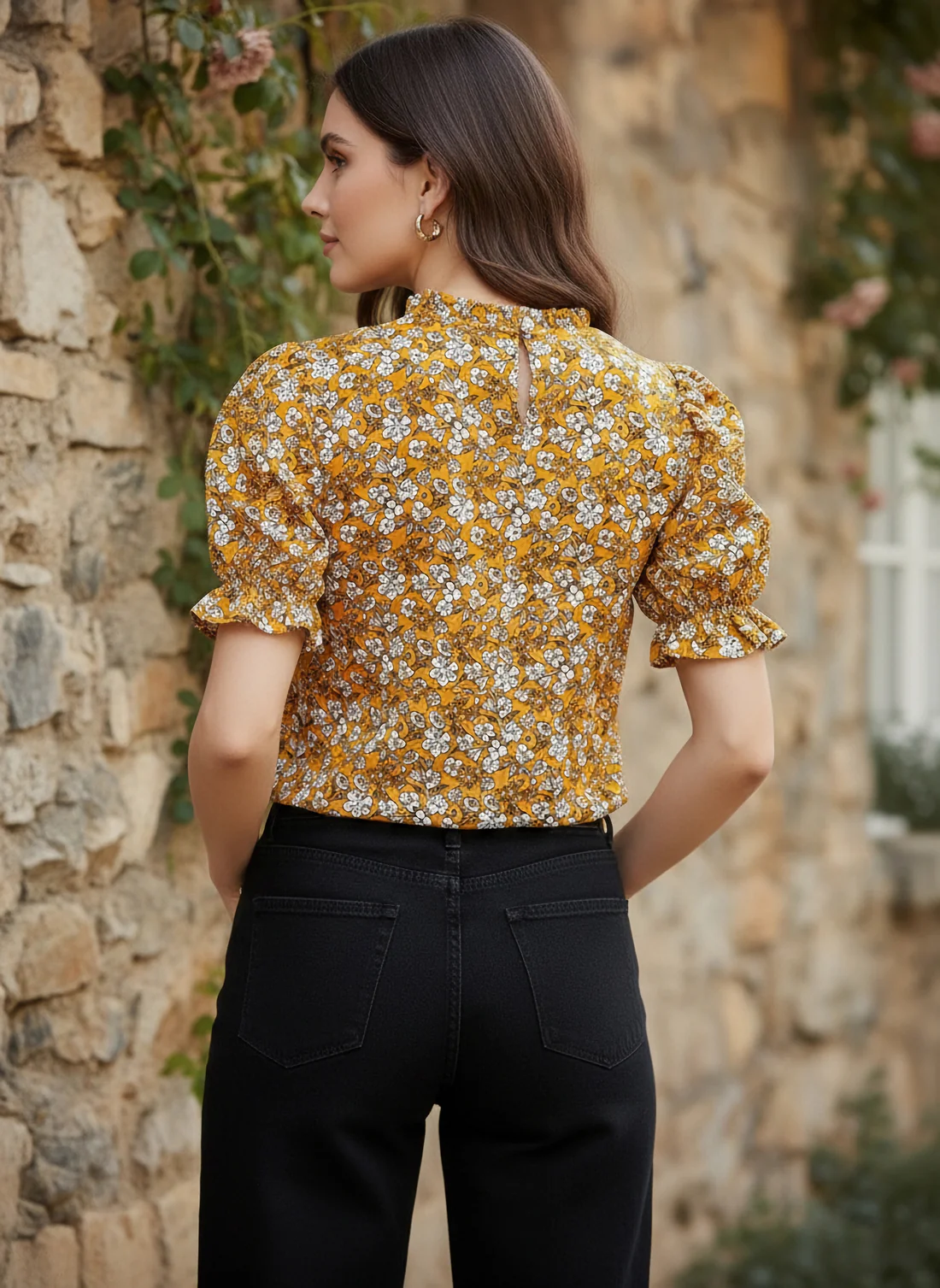 Sheer Overlay Top